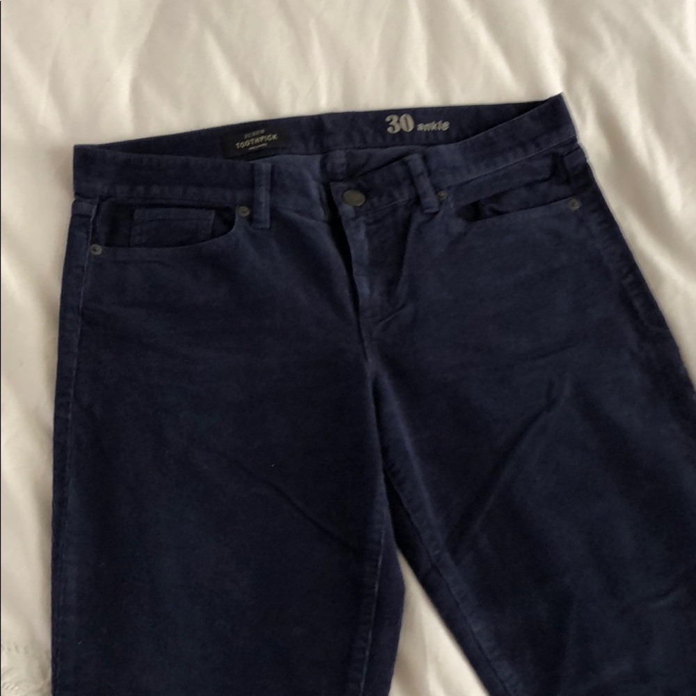 J Crew Toothpick Stretch Ankle Cords